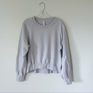 Lululemon women’s cropped crewneck